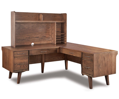 SFC Amish Marina L Desk with Hutch
