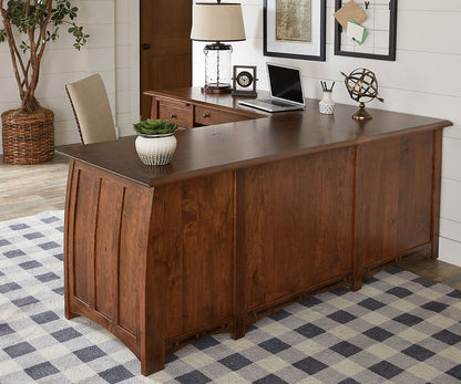 SFC Amish Boulder Creek Sit To Stand L Desk
