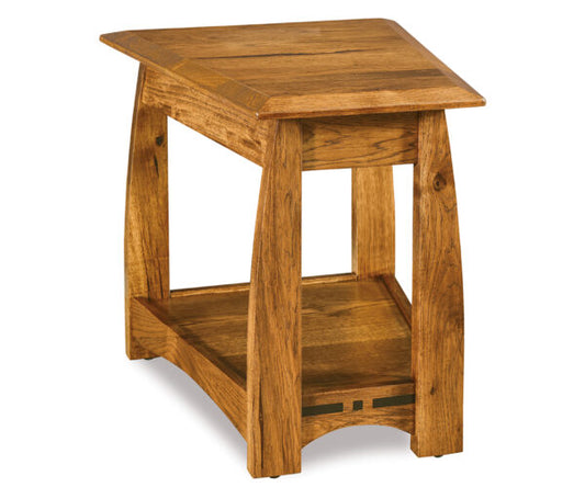 SFC Amish Boulder Creek Wedge Accent Table