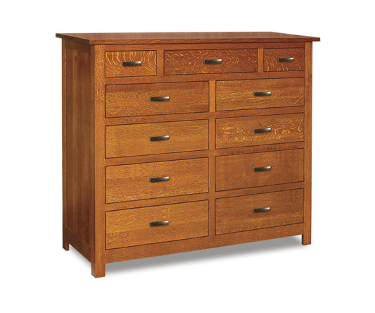 SFC Amish Flush Mission Eleven Drawer Double Chest