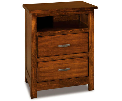 SFC Amish Flush Mission Nightstand w/Opening