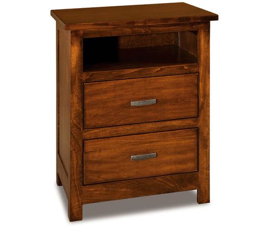 SFC Amish Flush Mission Nightstand w/Opening