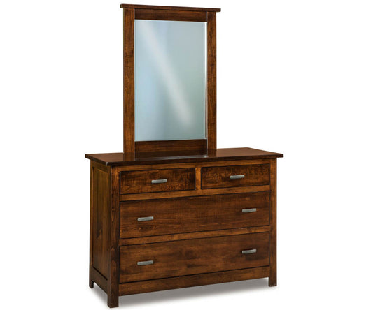 SFC Amish Flush Mission Four Drawer Dresser