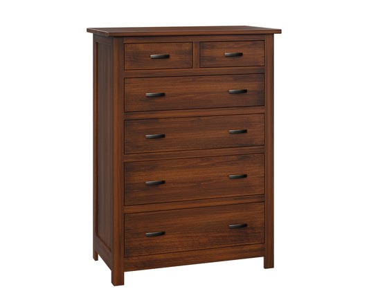 SFC Amish Flush Mission Six Drawer Chest
