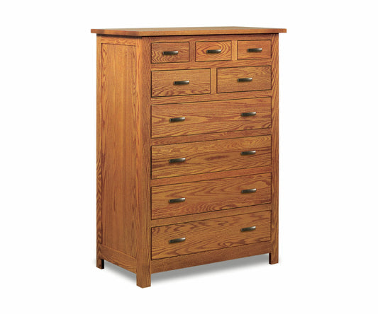 SFC Amish Flush Mission Nine Drawer Chest