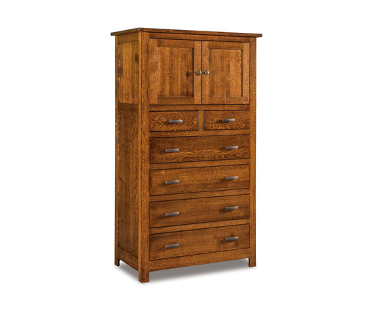 SFC Amish Flush Mission Chest Armoire