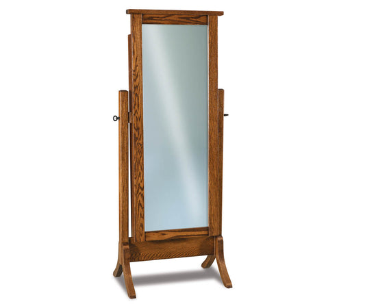 SFC Amish Flush Mission Beveled Cheval Mirror