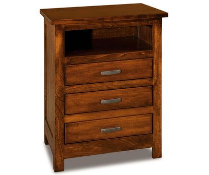 SFC Amish Flush Mission Nightstand w/Opening