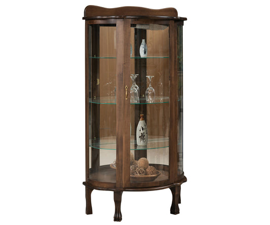 SFC Amish Mirror Back Curio Cabinet