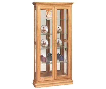 SFC Amish Double Door Picture Frame Curio Cabinet