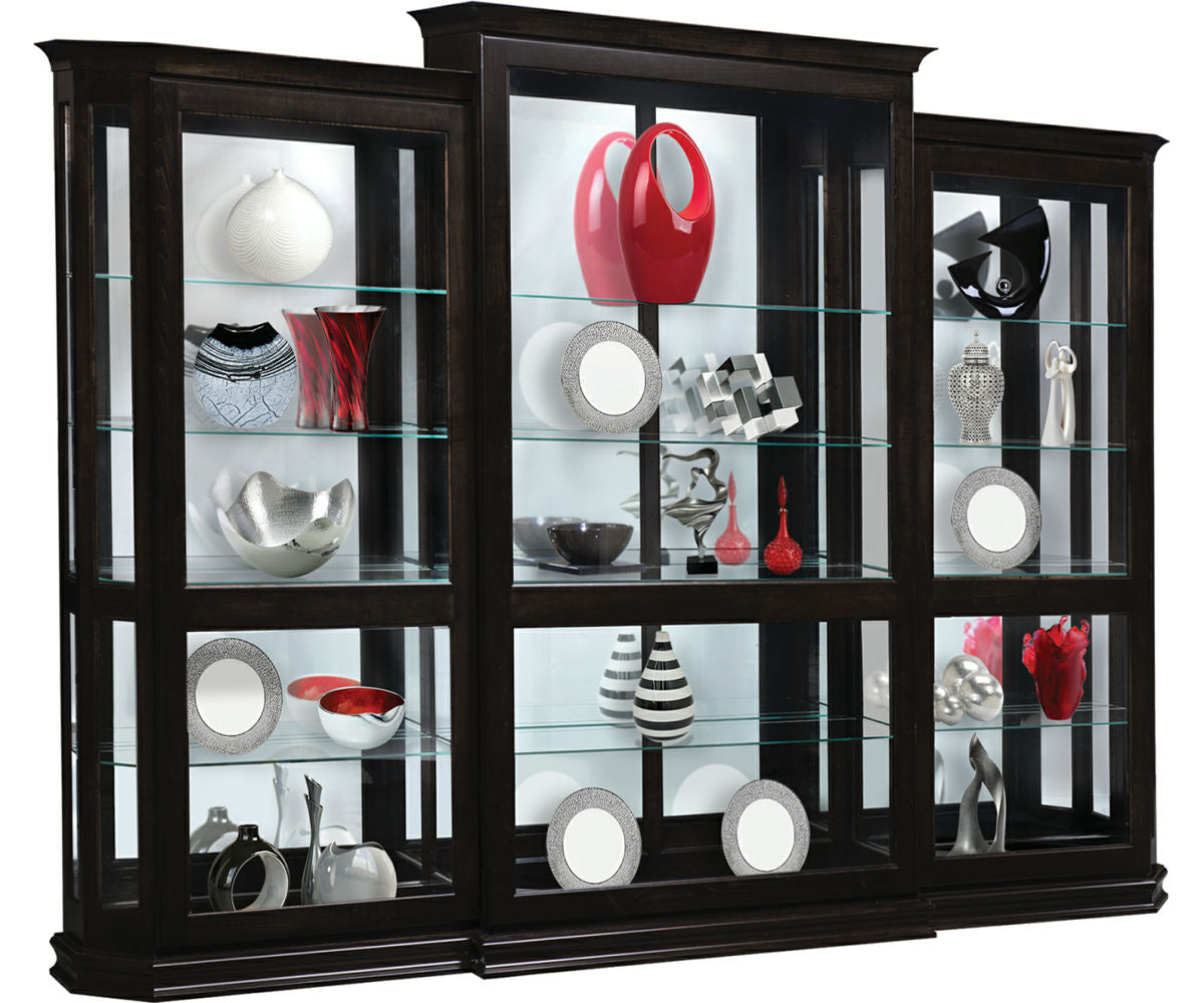 SFC Amish Deluxe Sliding Door 3 Piece Set Curio Cabinet