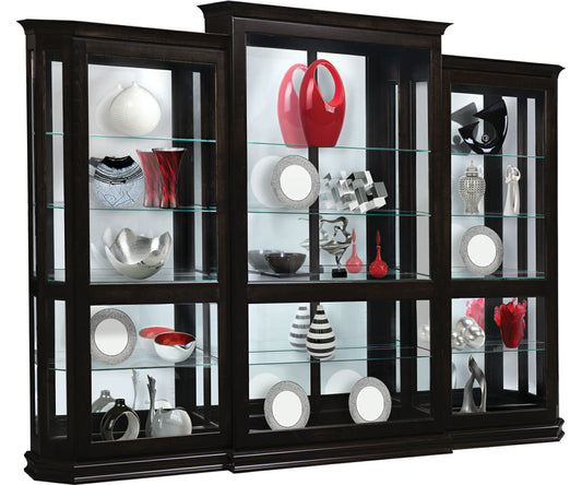 SFC Amish Deluxe Sliding Door 3 Piece Set Curio Cabinet