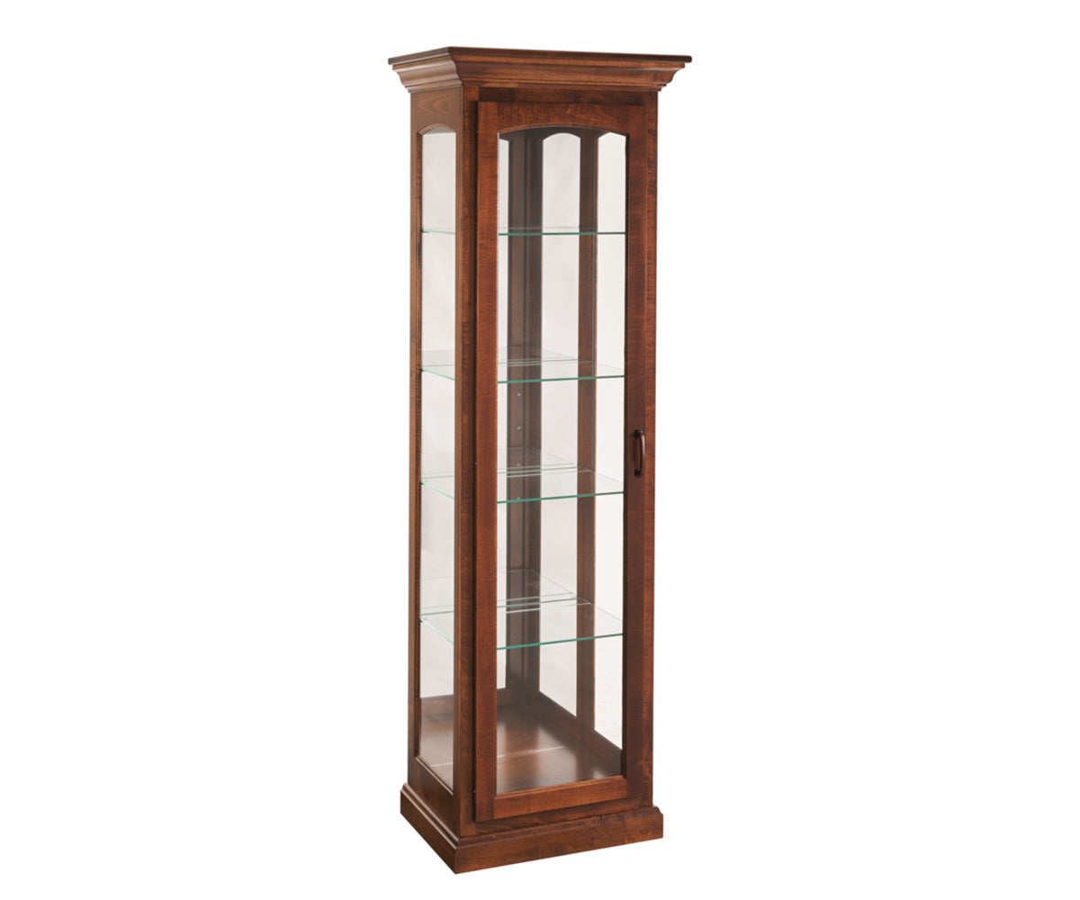 SFC Amish 1 Door Picture Frame Curio Cabinet
