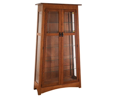 SFC Amish Arts & Crafts Curio Cabinet