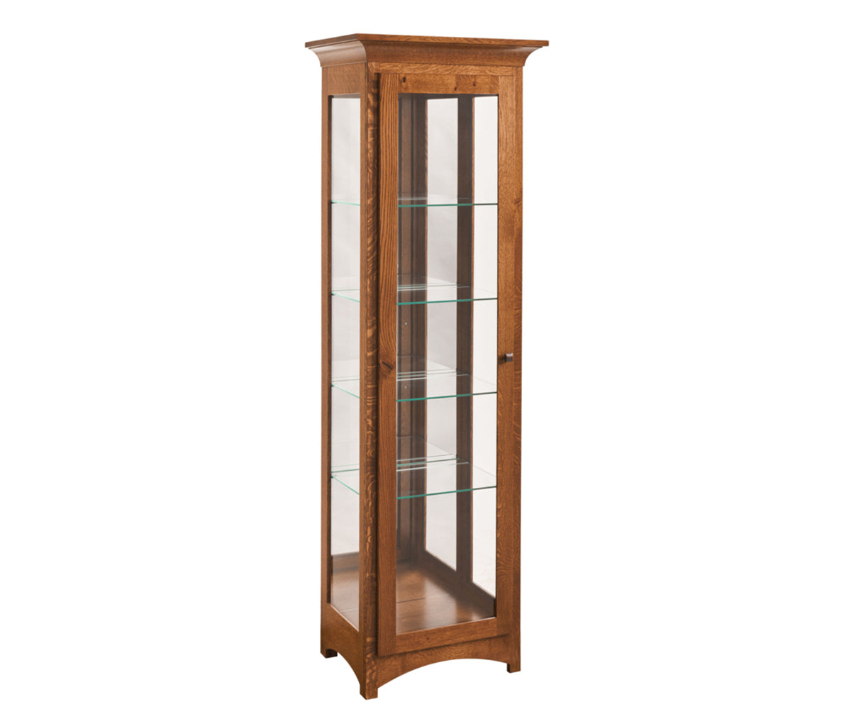 SFC Amish 1 Door Mission Curio Cabinet