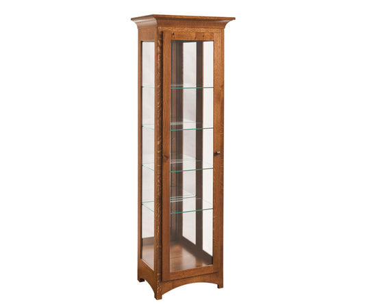SFC Amish 1 Door Mission Curio Cabinet