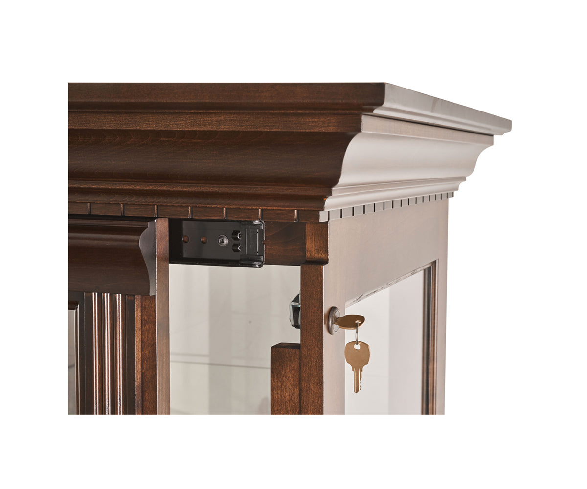 SFC Amish 2 Way Sliding Curio Cabinet