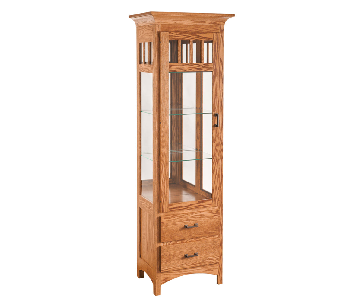 SFC Amish Mission Curio Cabinet