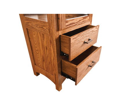 SFC Amish Mission Curio Cabinet
