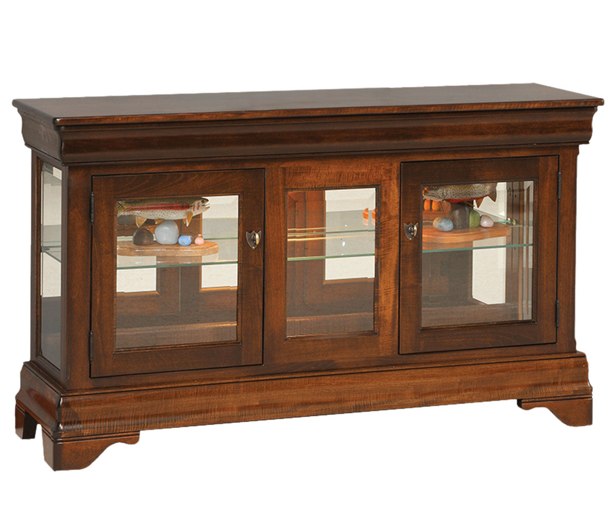 SFC Amish Louise Phillipe Large Console Curio Cabinet