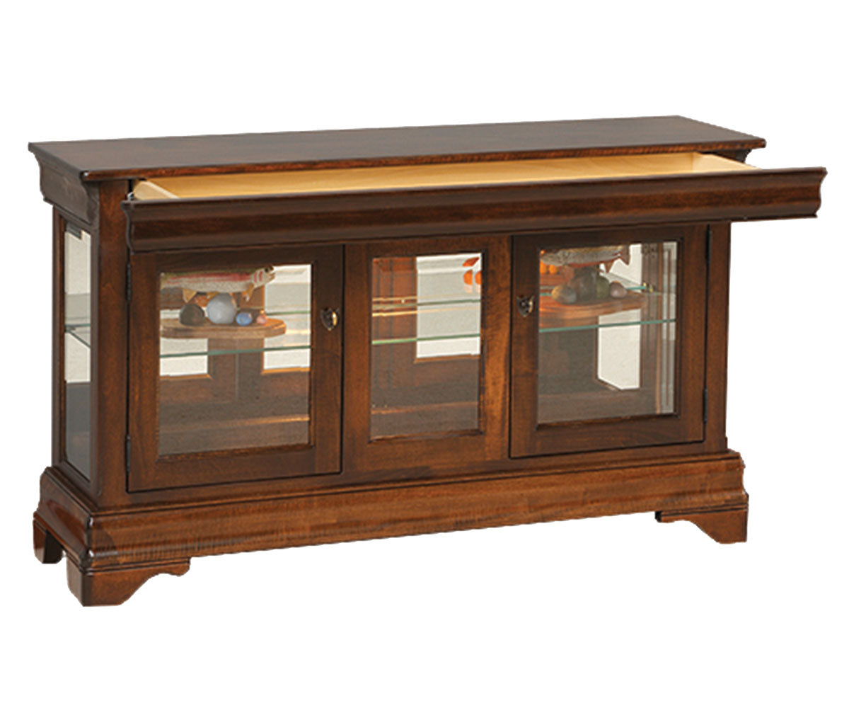 SFC Amish Louise Phillipe Large Console Curio Cabinet