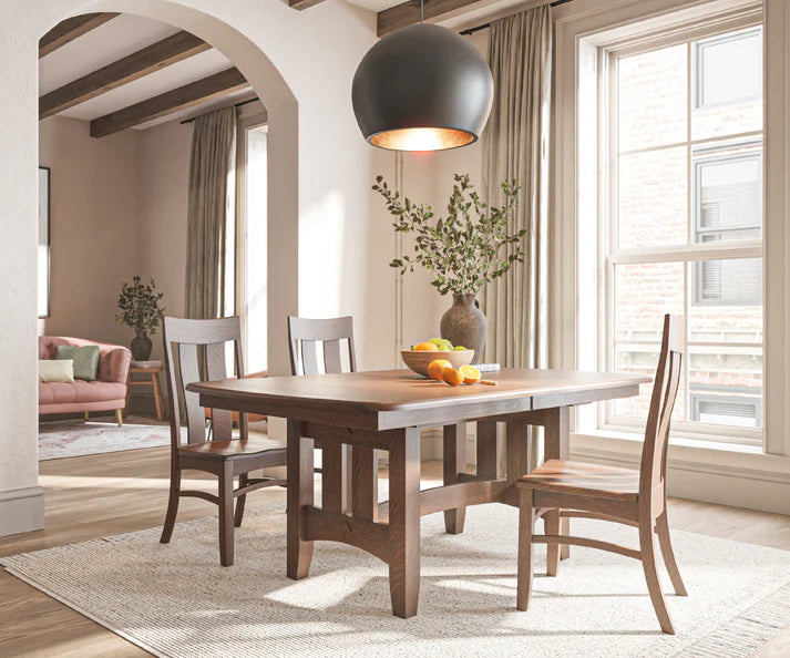 SFC Amish Galena Trestle Table QuickShip