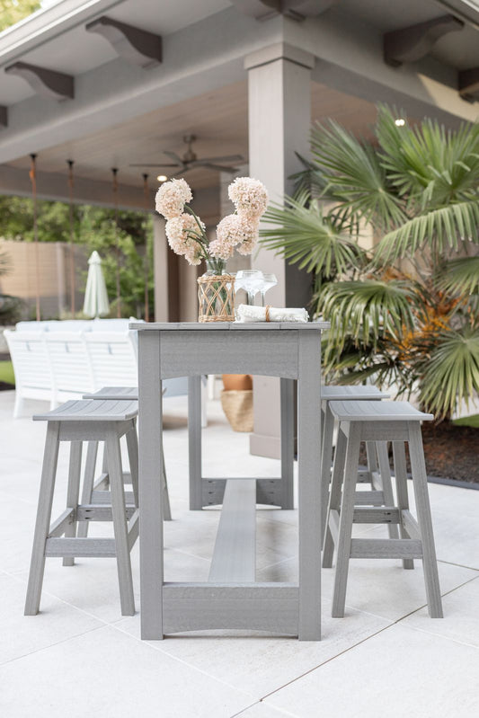 Balcony Table HDPE Base Counter Height