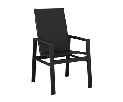 Vida High Back Padded Sling Dining Chair