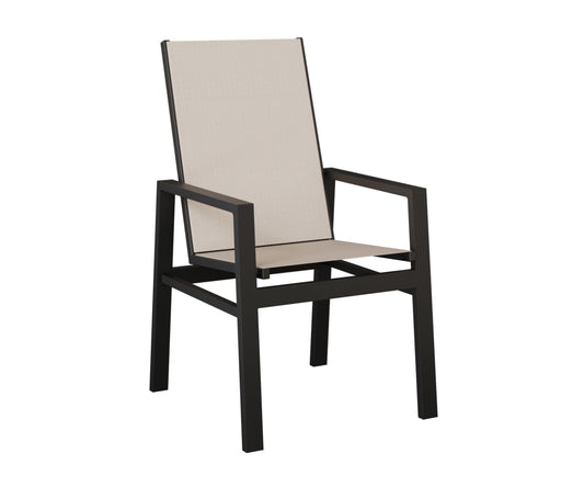 Vida High Back Padded Sling Dining Chair