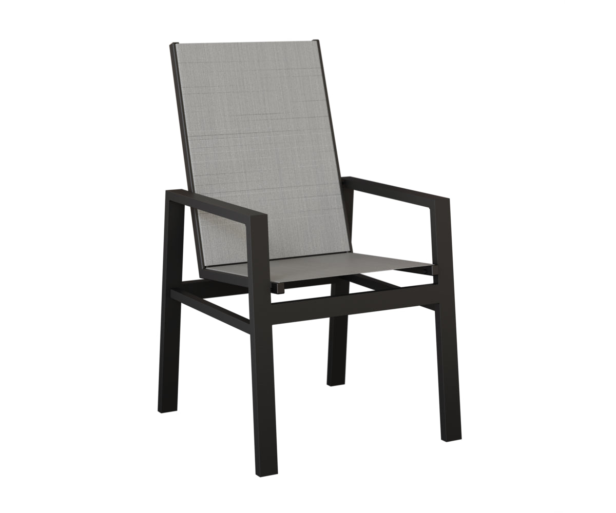 Vida High Back Padded Sling Dining Chair