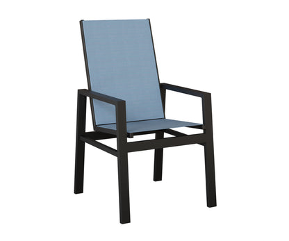 Vida High Back Padded Sling Dining Chair