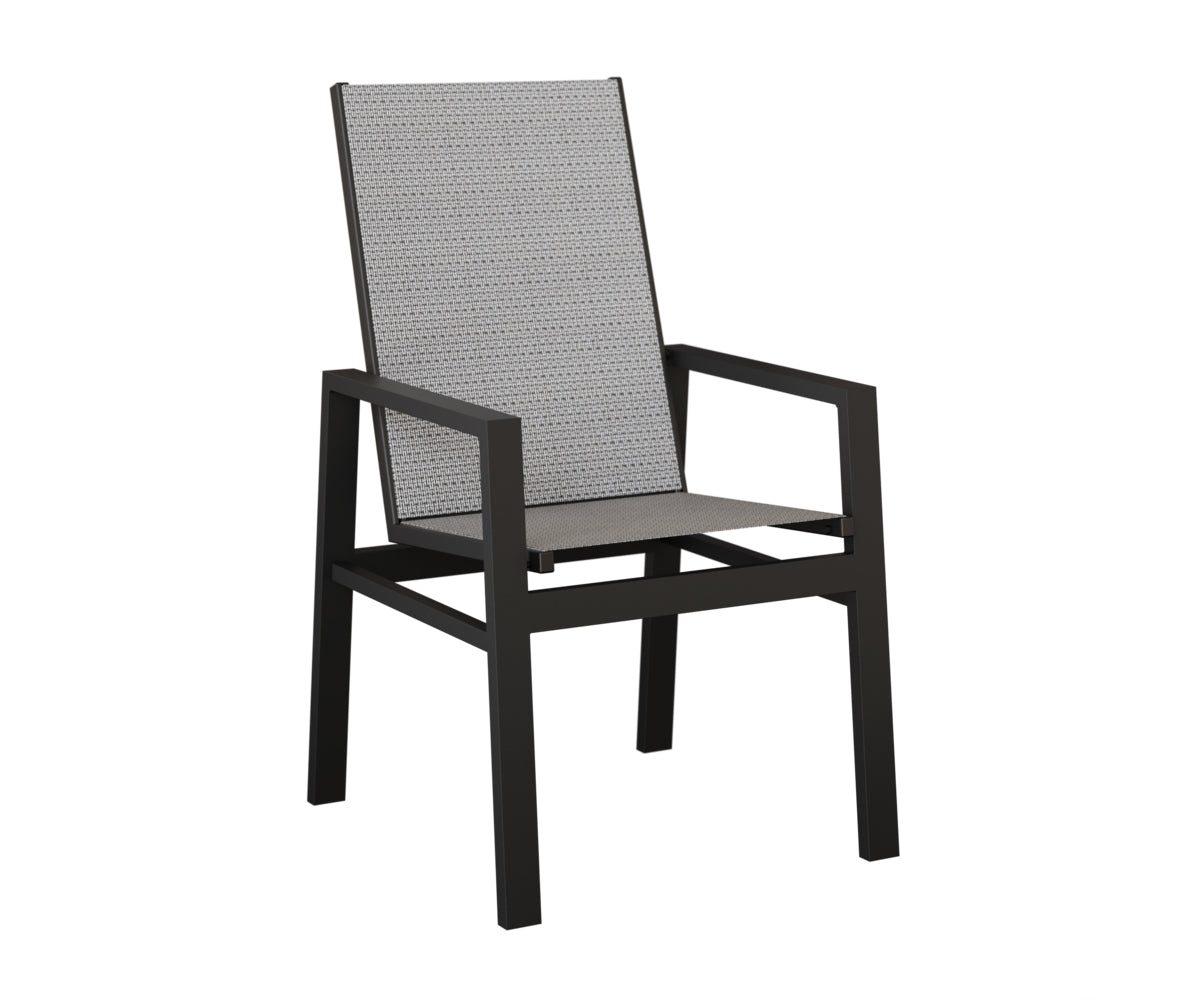 Vida High Back Padded Sling Dining Chair