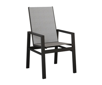 Vida High Back Padded Sling Dining Chair