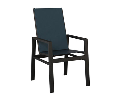 Vida High Back Padded Sling Dining Chair