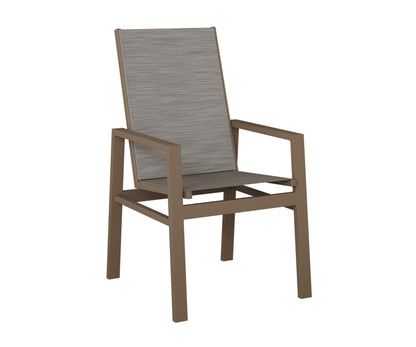 Vida High Back Padded Sling Dining Chair