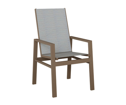 Vida High Back Padded Sling Dining Chair