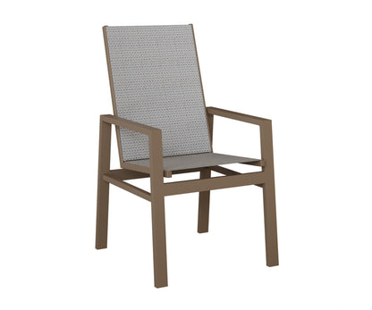 Vida High Back Padded Sling Dining Chair