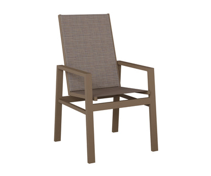 Vida High Back Padded Sling Dining Chair