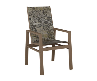 Vida High Back Padded Sling Dining Chair