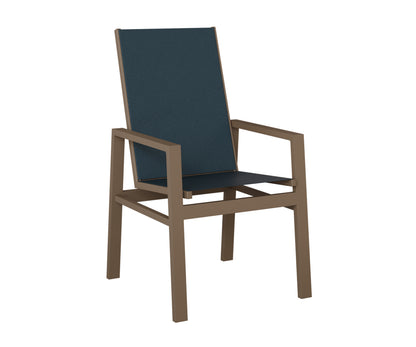 Vida High Back Padded Sling Dining Chair