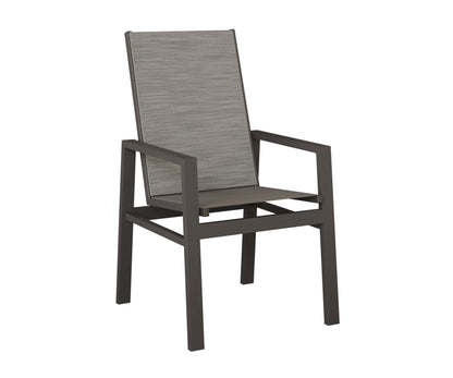 Vida High Back Padded Sling Dining Chair
