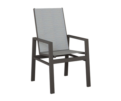 Vida High Back Padded Sling Dining Chair