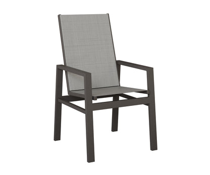 Vida High Back Padded Sling Dining Chair