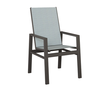 Vida High Back Padded Sling Dining Chair