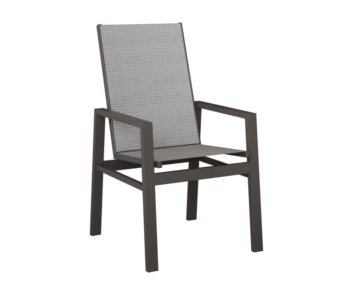 Vida High Back Padded Sling Dining Chair