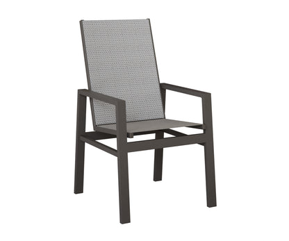 Vida High Back Padded Sling Dining Chair