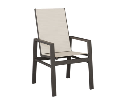 Vida High Back Padded Sling Dining Chair