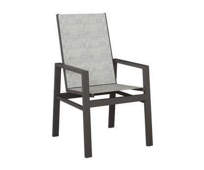 Vida High Back Padded Sling Dining Chair