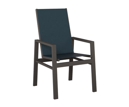 Vida High Back Padded Sling Dining Chair