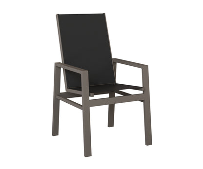 Vida High Back Padded Sling Dining Chair